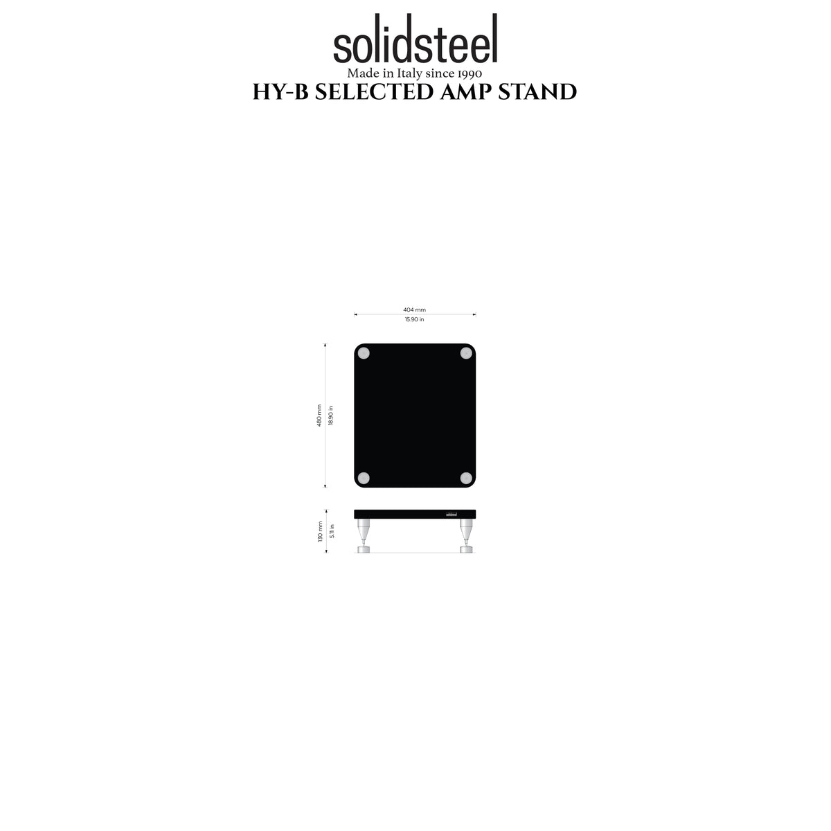 Официальная схема размеров Solidsteel HY-B